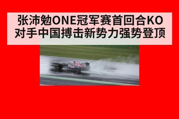 张沛勉ONE冠军赛首回合KO对手中国搏击新势力强势登顶